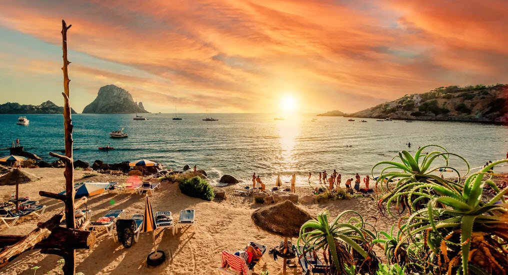 Ibiza Beaches, Ibiza, Balearic Islands, Spain